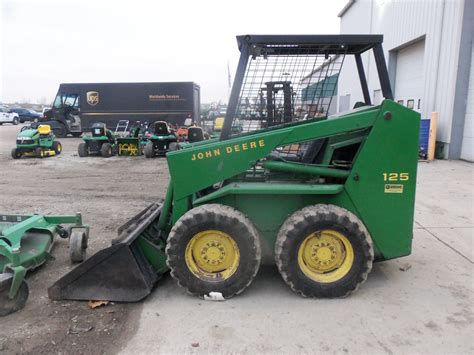 john deere 125 skid steer control petals|john deere 125 hydraulic loader.